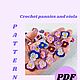 Мастер-класс: Анютины глазки крючком PDF. Мастер-классы. Подарки  IrishcrochetGift. Интернет-магазин Ярмарка Мастеров.  Фото №2