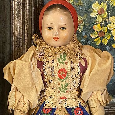 Винтаж ручной работы. Ярмарка Мастеров - ручная работа Винтаж: Кукла  1950 год .. Handmade.