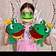 Игрушки на руку. Игрушки для занятий с логопедом и дефектологом. Амигуруми куклы и игрушки. Мягкие подарки. Ярмарка Мастеров.  Фото №6