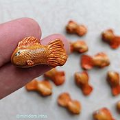 Куклы и игрушки handmade. Livemaster - original item Goldfish for quilted toys and accessories for dolls. Handmade.