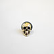 Значок Skull Pin I Brass. Значок. The Vale of Tears. Интернет-магазин Ярмарка Мастеров.  Фото №2