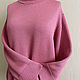 Свитер с рукавом 3/4 "Розовая дымка", 100% меринос. Свитеры. FAVORITE KNITWEAR (Наталья). Интернет-магазин Ярмарка Мастеров.  Фото №2