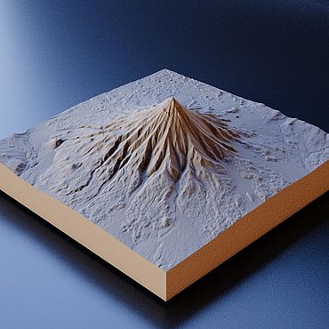 Цифровые товары ручной работы. Ярмарка Мастеров - ручная работа 3D STL Модель Кроноцкой Сопки. Handmade.