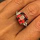 Продано! 16.5 Кольцо с натуральным цирконом 7.8 ct. Кольца. Елена. Ярмарка Мастеров.  Фото №6