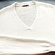 Женский кашемировый джемпер Экрю,  XS. Джемперы. ramremik-knitting-cashmere. Интернет-магазин Ярмарка Мастеров.  Фото №2