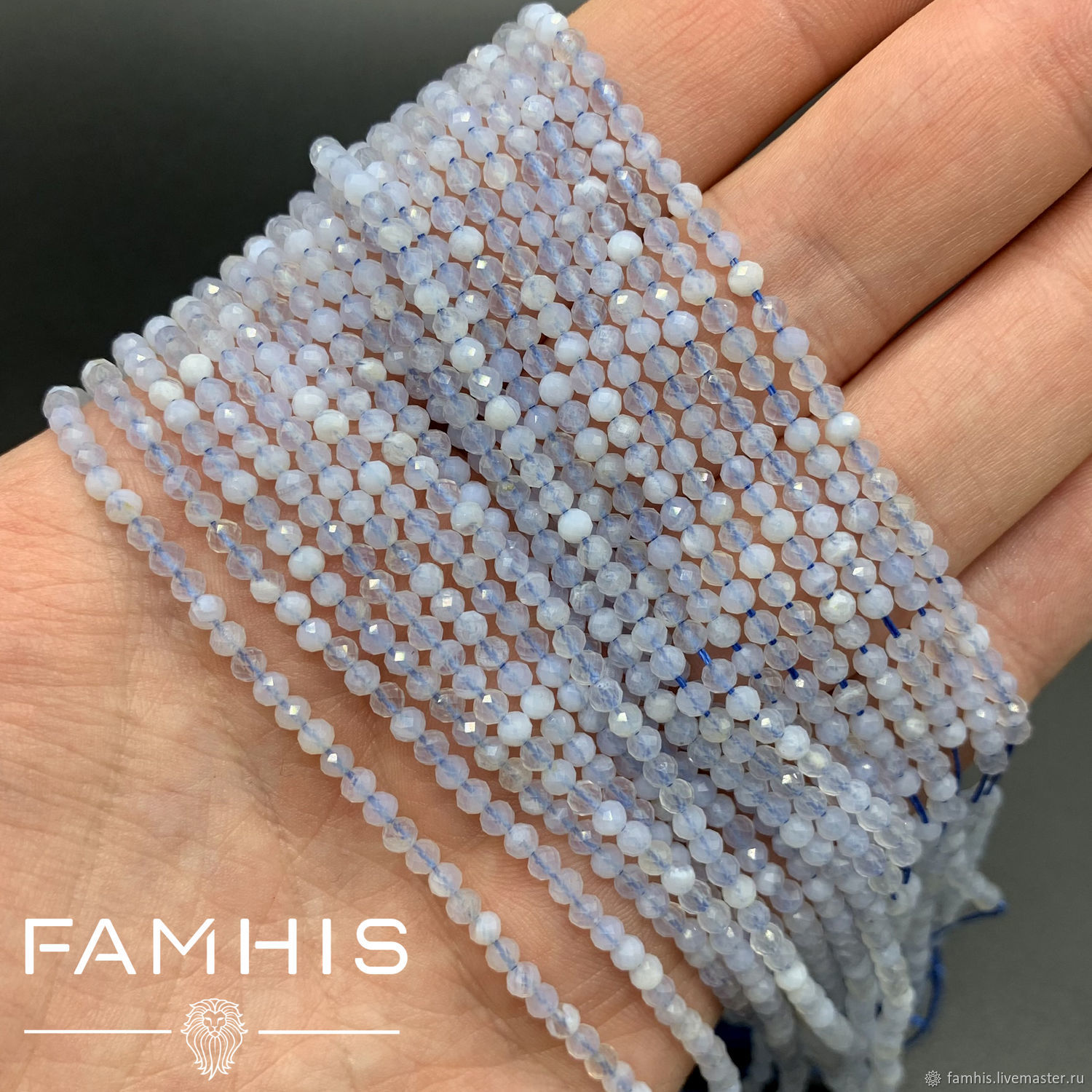 Сапфирин натуральный, ювелирная грань 3 мм купить в интернет-магазине ...