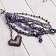 Copy of Copy of Copy of Beaded Keychain BK1460313. Bag decorations. Kroshka Bijou. My Livemaster. Фото №11