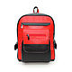  Women's Leather Backpack Red and Black Antares Mod. P47 - 791-1, Backpacks, St. Petersburg,  Фото №1