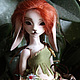 Лесная зайка Элли авторская шарнирная кукла молда Rio (BJD). Шарнирная кукла. Anikori. Интернет-магазин Ярмарка Мастеров.  Фото №2