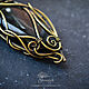 Brass Pendant with Labrador Elf Pendant Golden Labradorite. Pendant. Strangell Jewelry. My Livemaster. Фото №4
