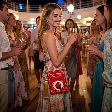 Сумки ручной работы. Ярмарка Мастеров - ручная работа Клатч-книга " Алые паруса ". Handmade.