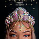 Custom Lilac Seashells Mermaid Crown tiara for Woman.Accessories sea, Crowns, Naberezhnye Chelny,  Фото №1
