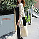To better visualize the model, click on the photo CUTE-KNIT NAT Onipchenko Fair masters to Buy women's long cardigan beige
