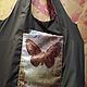 Eco textile bag with pocket with butterfly print. Sacks. paintmart (oikos). My Livemaster. Фото №4