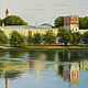 Painting 'Novodevichy Monastery' 71,5 X 100 cm. Pictures. Zhaldak Eduard paintings. My Livemaster. Фото №4