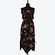 Elegant designer dress with straps made of branded chiffon. Dresses. Beau monde (vipbomond). My Livemaster. Фото №4