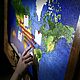 Карта мира из дерева с компасом, метеоприборами и часами, Карты мира, Москва,  Фото №1