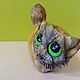 Sculpture of a cat made of stone. Figurines. Kamnerezy-urala. Online shopping on My Livemaster.  Фото №2