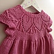 Заказать Платье Clara для новорожденной. Knitbyrimma. Ярмарка Мастеров. . Платья Фото №3