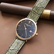 Crocodile Leather Watchband (36)