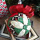 Order kimekomi Christmas ball with embroidery Christmas bell. Yuliya LABORERA souvenir present (yuliya-laborera-podarki). Livemaster. . Christmas decorations Фото №3