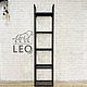Стеллаж лофт из металла на заказ LF-863. Стеллажи. Leo-loft. Интернет-магазин Ярмарка Мастеров.  Фото №2