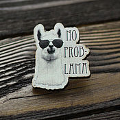 Украшения handmade. Livemaster - original item The Carefree Llama Brooch. Handmade.