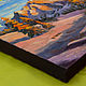 Buy an oil painting, Buy a mountain landscape at sunset. Winter mountains. Pictures. pirogov-maxim. My Livemaster. Фото №4