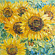 oil painting 'Sunflowers', Pictures, Magnitogorsk,  Фото №1