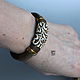 Leather bracelet 'Curls of bronze'. Regaliz bracelet. Regaliz Bez Usov. Online shopping on My Livemaster.  Фото №2