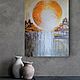 Картина " Восход". Картины. Елена Полякова (ceramicbouquets). Интернет-магазин Ярмарка Мастеров.  Фото №2