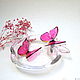 Order Butterfly earrings Resin Pink Epoxy Butterfly Jewelry Summer. WonderLand. Livemaster. . Earrings Фото №3