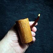 Сувениры и подарки handmade. Livemaster - original item Smoking pipe of two Phoenixes. Handmade.