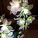 Bouquet lamp 'Orchid Cattleya white' 2 sprigs. Table lamps. Elena Krasilnikova. My Livemaster. Фото №6