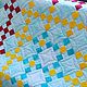 Одеяло детское  лоскутное Крестики-нолики. Одеяла. Лоскутные витражи. Интернет-магазин Ярмарка Мастеров.  Фото №2