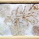 The leaves under the snow Ekoprint on paper Work in the frame 20 x 15 cm, Pictures, Novosibirsk,  Фото №1