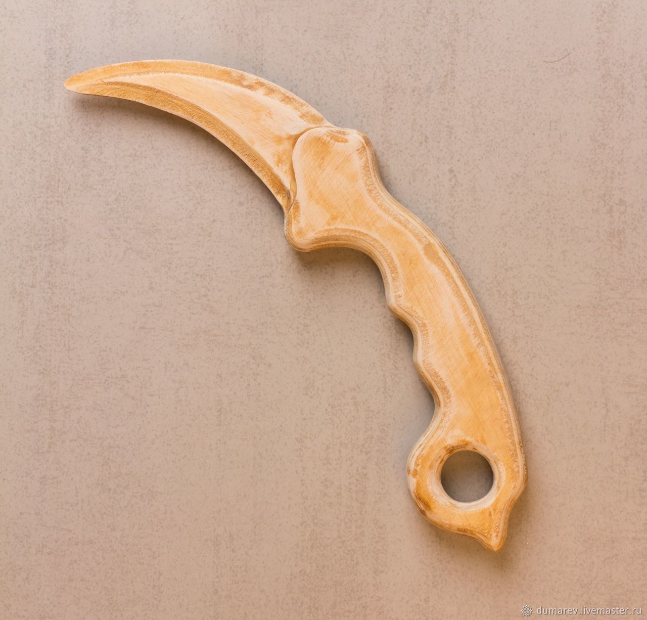 фото ножа керамбит из дерева