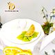 Чайный набор-сервиз из 5 предметов "Лимонное настроение". Наборы посуды. Flowerdecor337. Ярмарка Мастеров.  Фото №7