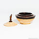 Wooden Sugar bowl Siberian Cedar for honey, salt, spices #K52. Sugar Bowls. ART OF SIBERIA. Online shopping on My Livemaster.  Фото №2
