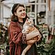 Заказать Халатик из фактурного хлопка на кулиске. Ternika. Ярмарка Мастеров. . Платья Фото №3