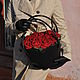 Кожаная сумка - " Корзина с розами". Классическая сумка. Ветюгова Юлия. Интернет-магазин Ярмарка Мастеров.  Фото №2