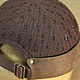 Docker beanie tweed and leather hat DBH-43. Caps. Bluggae Custom Headwear. My Livemaster. Фото №4