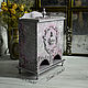 Tea house 'CROWN' pink. Tea houses. Decoupage. Online shopping on My Livemaster.  Фото №2