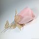Order Coral rose. Brooch. ms. Decorator. Livemaster. . Brooches Фото №3