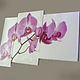 Триптих "Орхидеи". Картины. Руслан (ruslan-hisa). Интернет-магазин Ярмарка Мастеров.  Фото №2
