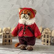Куклы и игрушки handmade. Livemaster - original item Teddy the Tiger. Handmade.