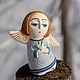 Angel with dove Figurine gift for Easter. Figurine. Porcelain story. My Livemaster. Фото №4