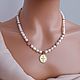 Колье из жемчуга с подвеской. Колье. Storm Jewellery. Интернет-магазин Ярмарка Мастеров.  Фото №2