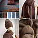Шапка и шарф из Ангоры. Шапки. Lesi_knit. Ярмарка Мастеров.  Фото №6