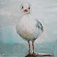 Order Berth, oil painting on canvas, Seagull. myfoxyart (MyFoxyArt). Livemaster. . Pictures Фото №3